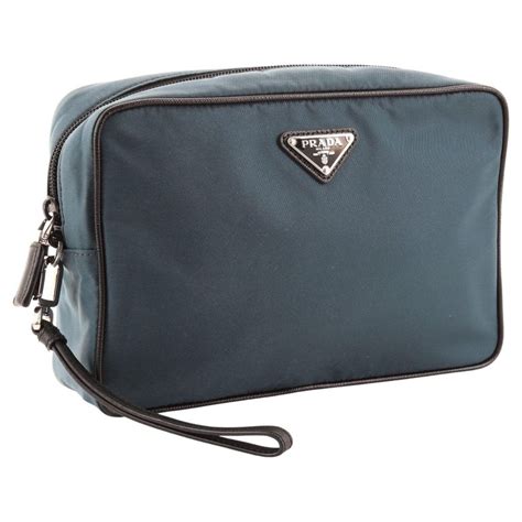 prada toiletries bag|Prada tessuto nylon pouch.